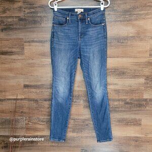 Madewell Jeans Size 28 Skinny 10" High Rise Tummy Control Danny Wash G7391